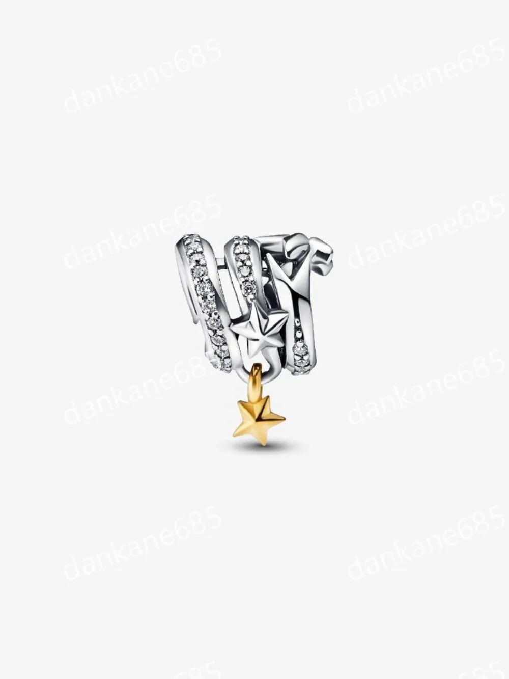 Pandora Shooting Star Spiral Charm
